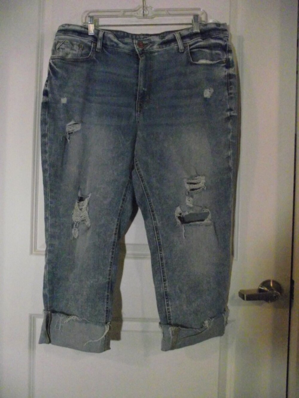 WOMENS 22W Maurices’ DENIM BOYFRIEND CAPRI